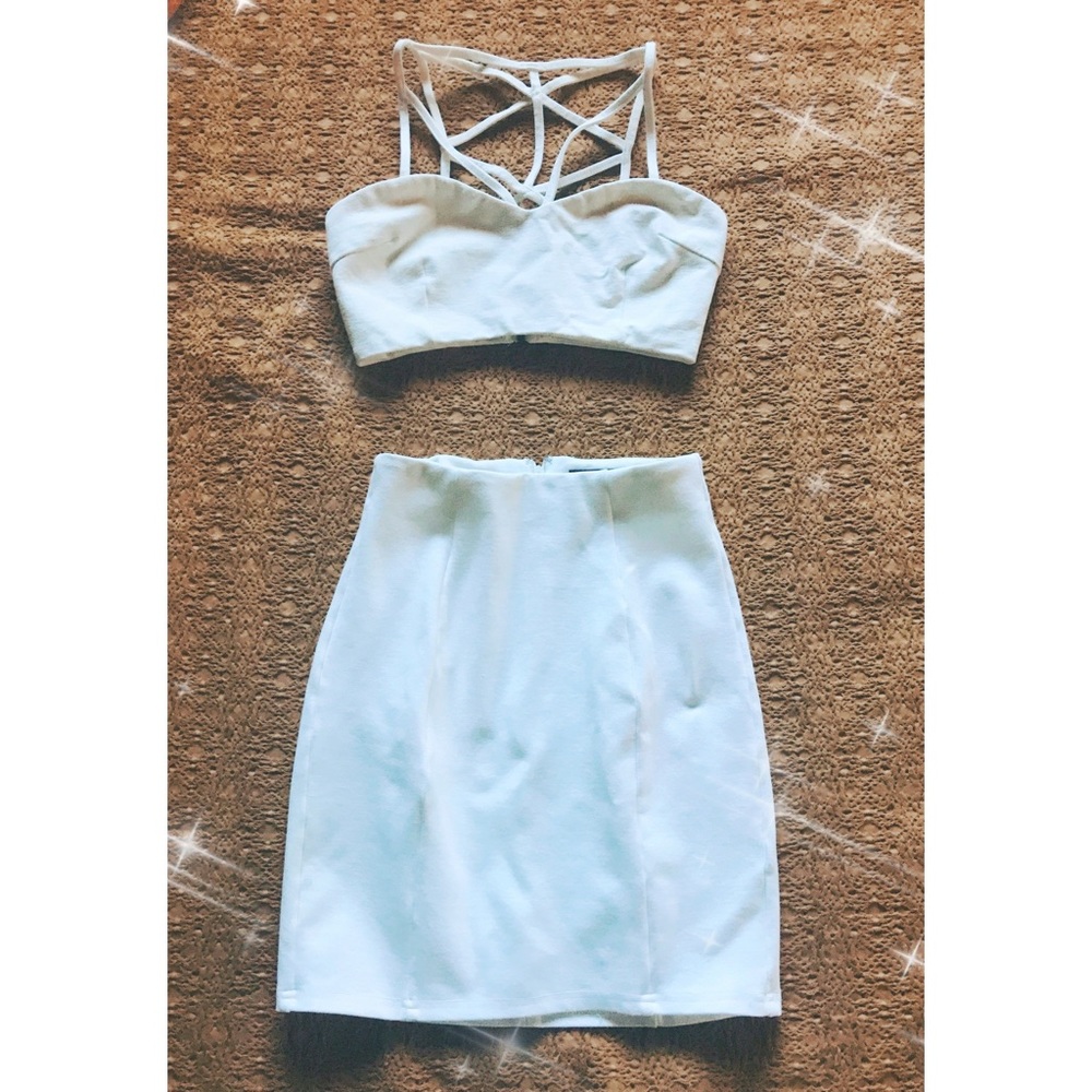 Skirt and Crop Top Set
